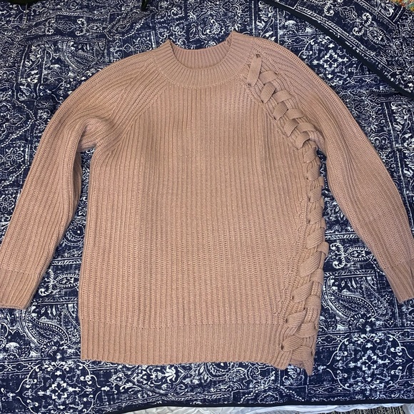 TOBI chunky sweater. Mauve color - Picture 1 of 4
